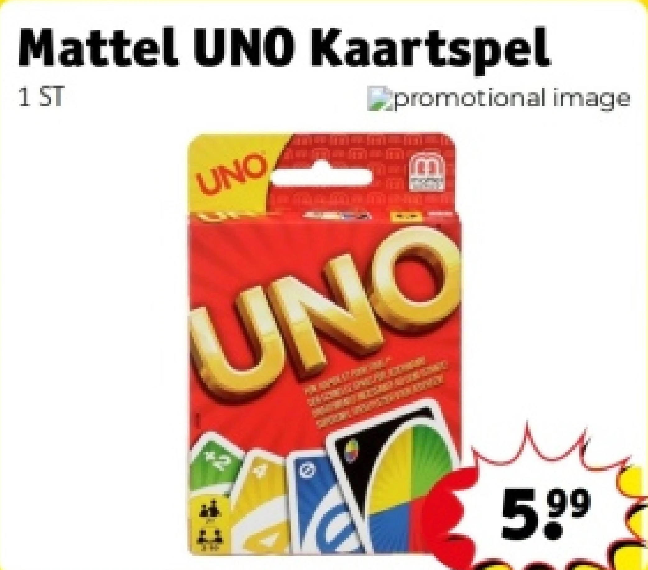 Mattel UNO Kaartspel