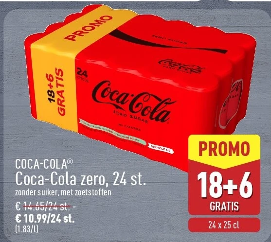 Coca-Cola zero, 24st.