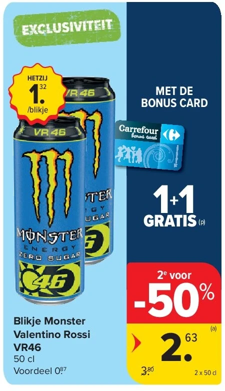 Blikje Monster Valentino Rossi VR46