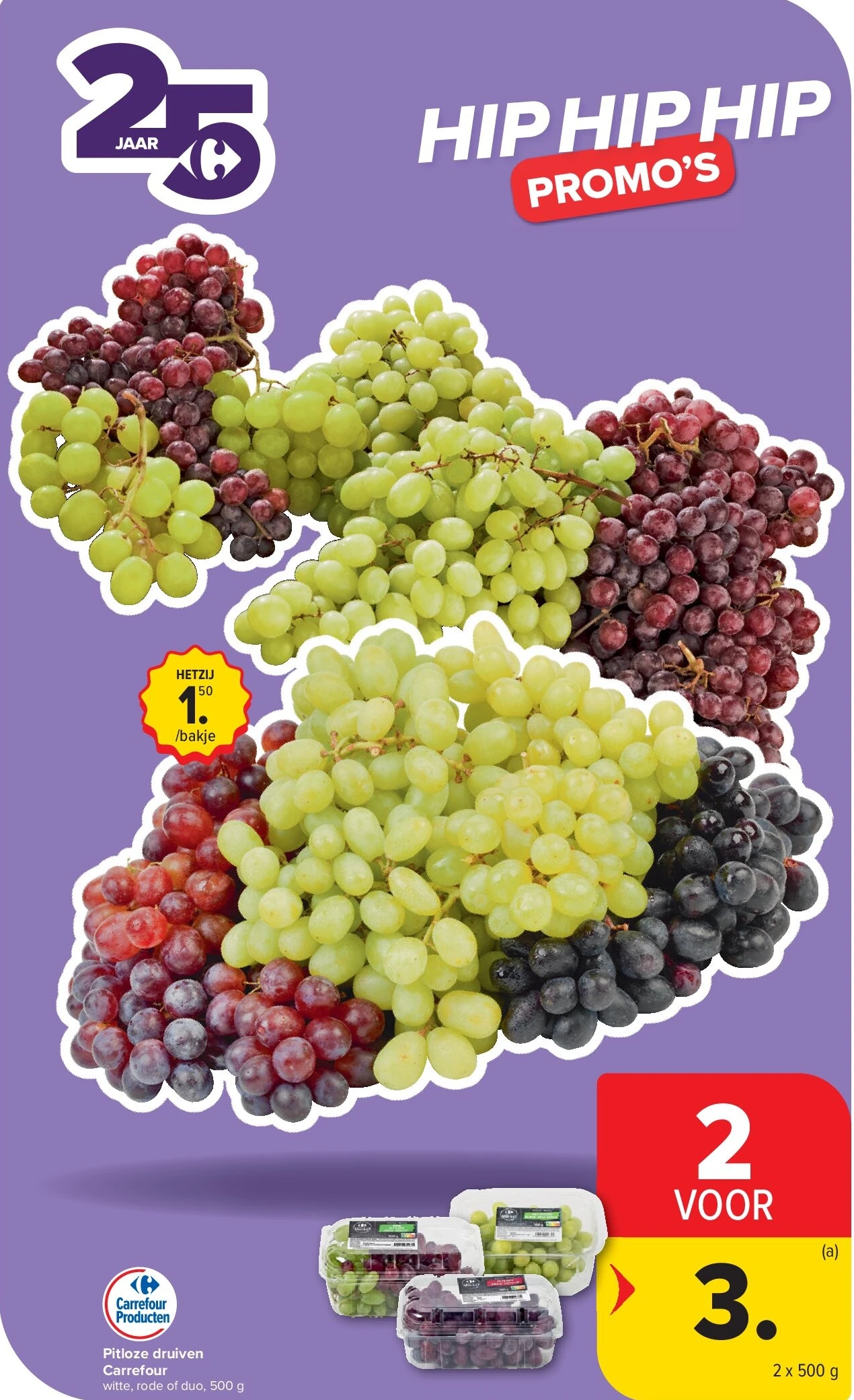 Pitloze druiven Carrefour