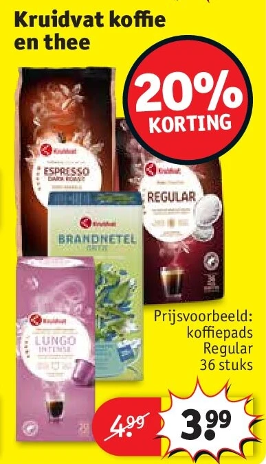 Kruidvat koffie en thee