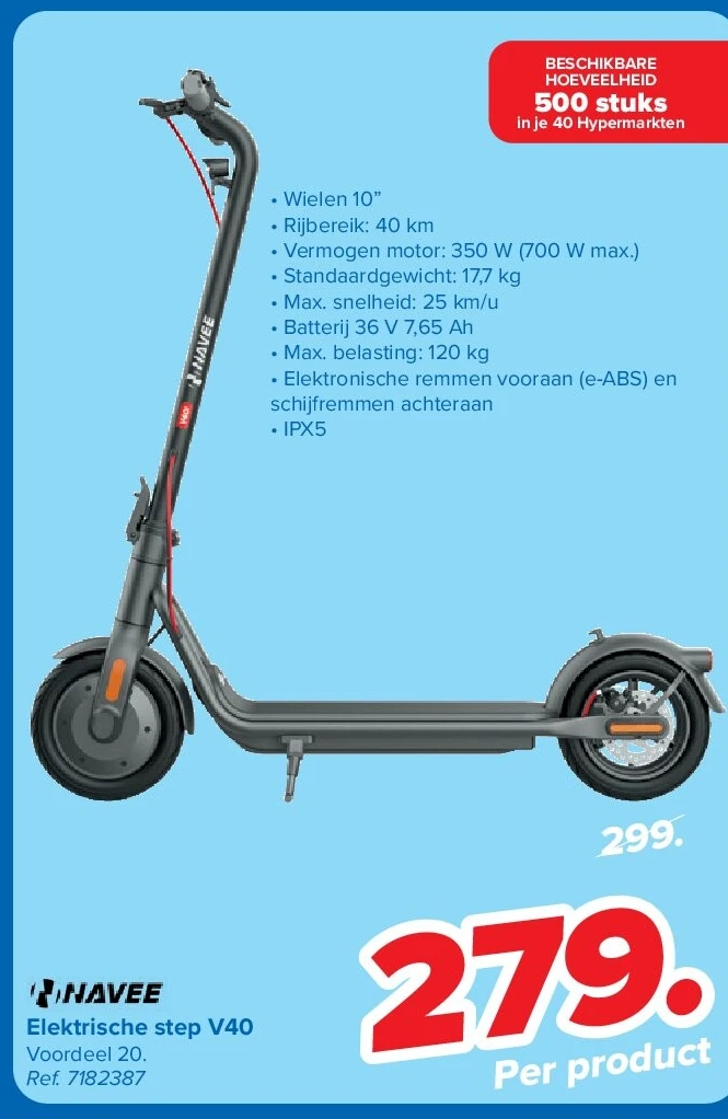 Elektrische step V40
