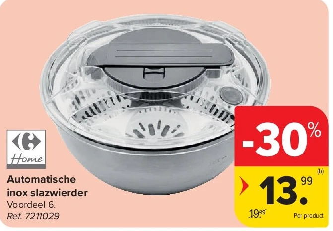 Automatische inox slazwierder