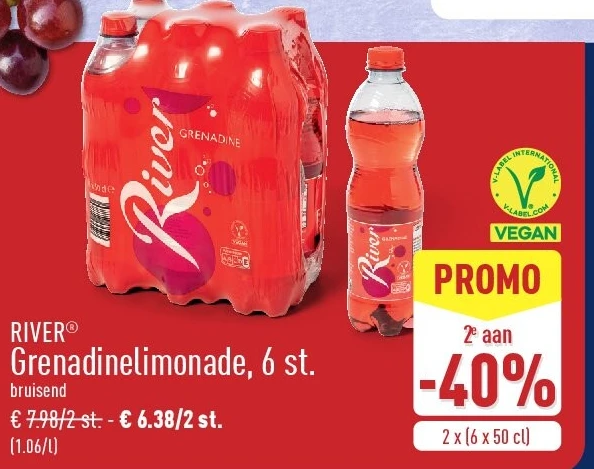 Grenadinelimonade, 6st.