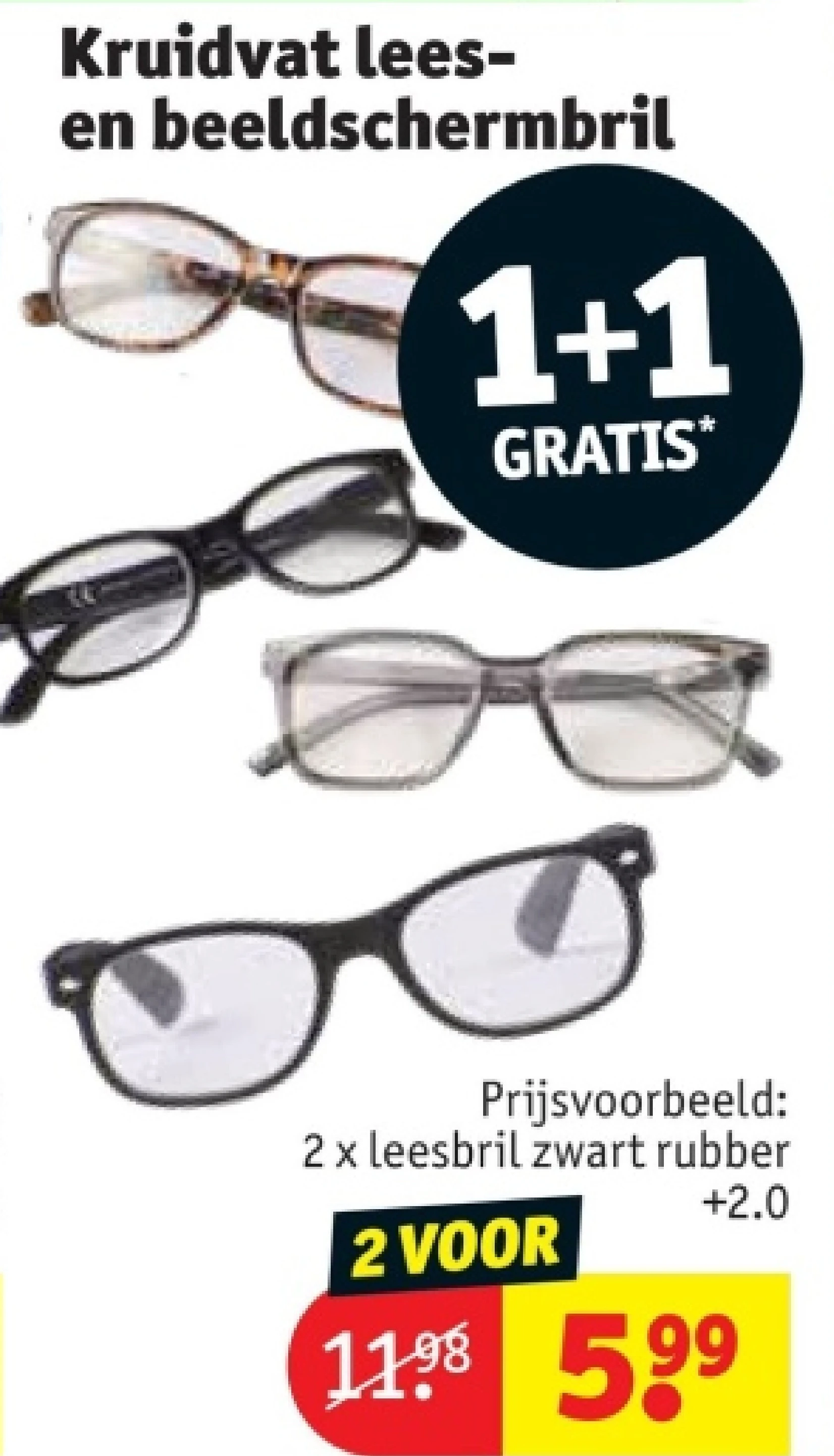 Kruidvat leesen beeldschermbril