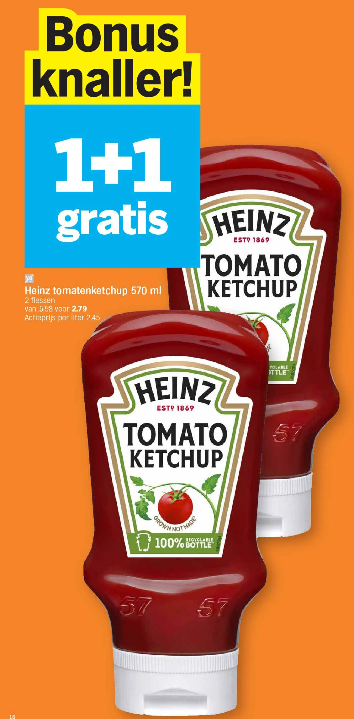 Heinz tomatenketchup 570 ml