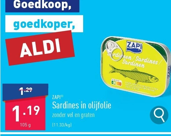 Sardines in olijfolie