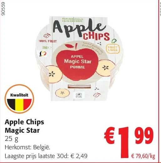 Apple Chips Magic Star