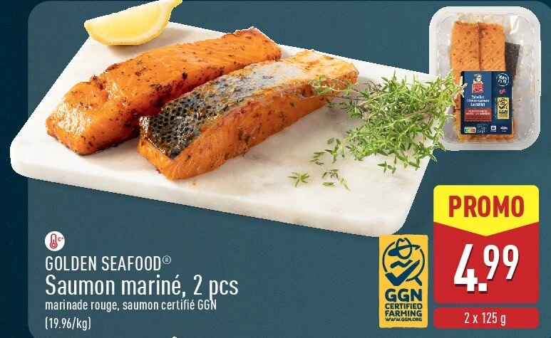 Saumon mariné, 2pcs
