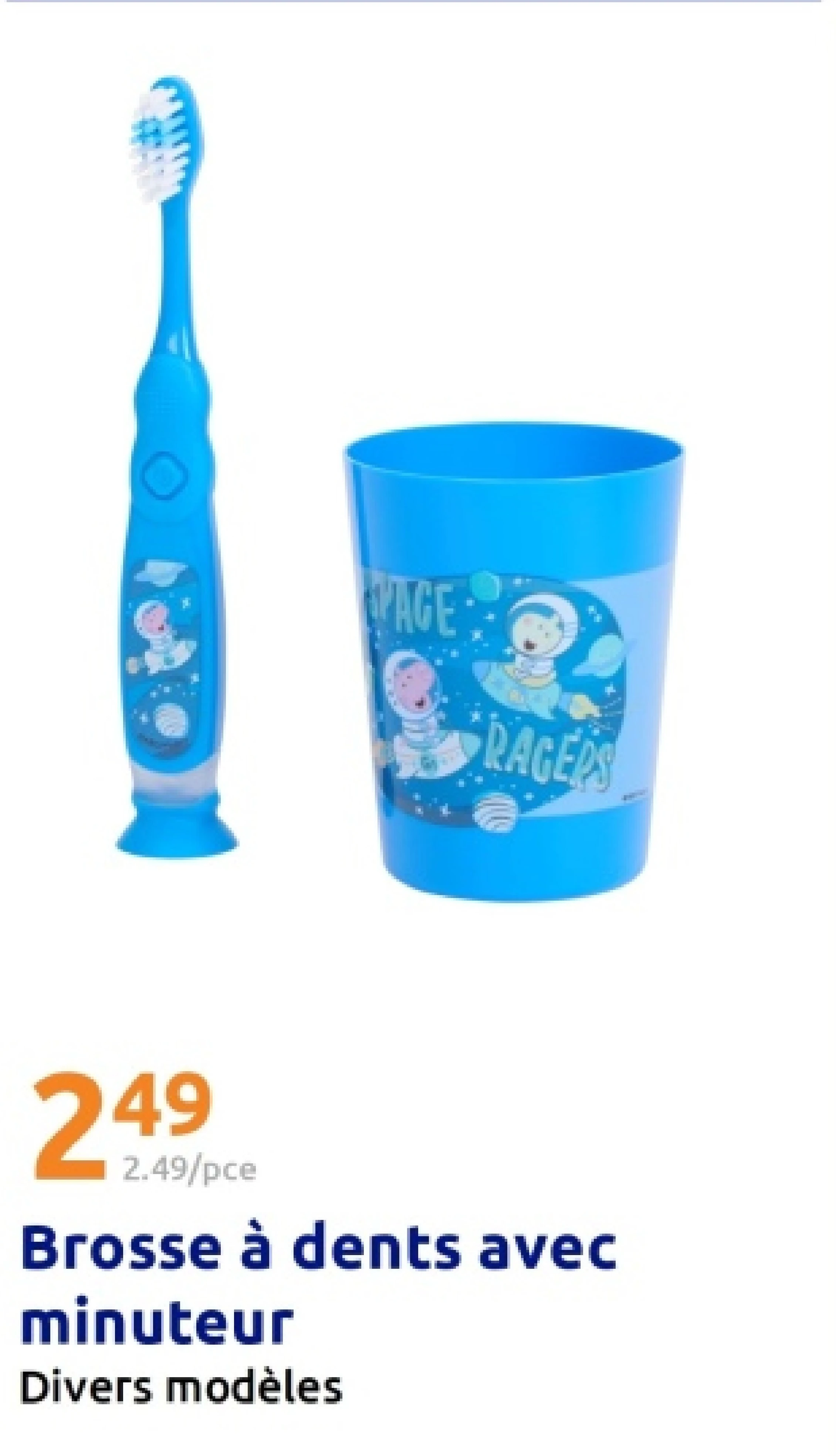 Brosse à dents avec minuteur
