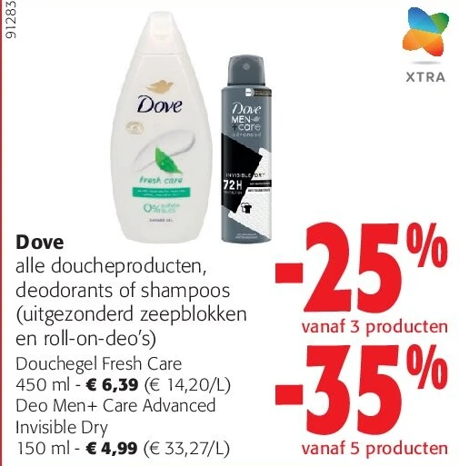 Dove Douchegel Fresh Care 450 ml