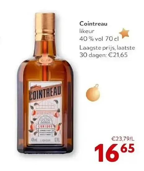 Cointreau likeur 40% vol 70 cl