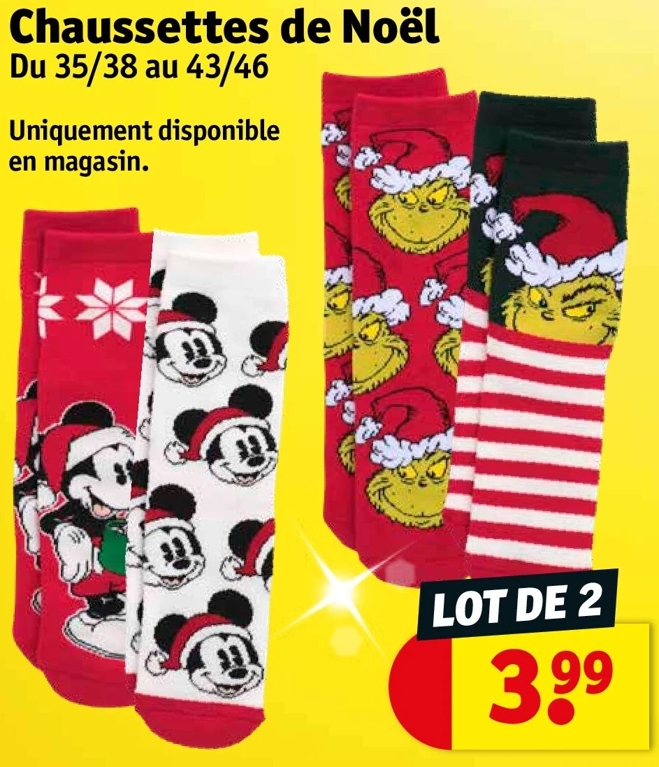 Chaussettes de Noël