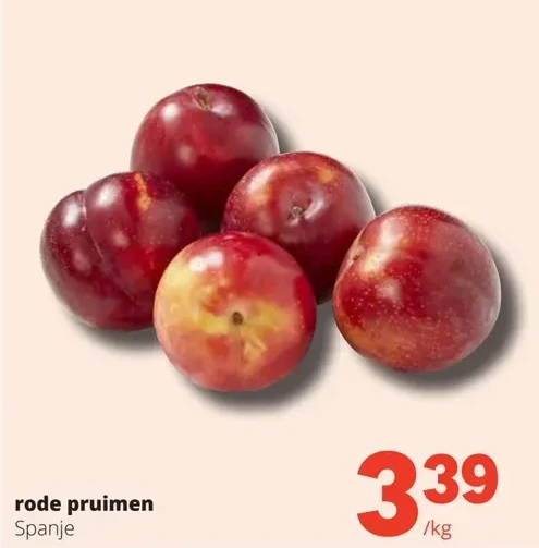 rode pruimen