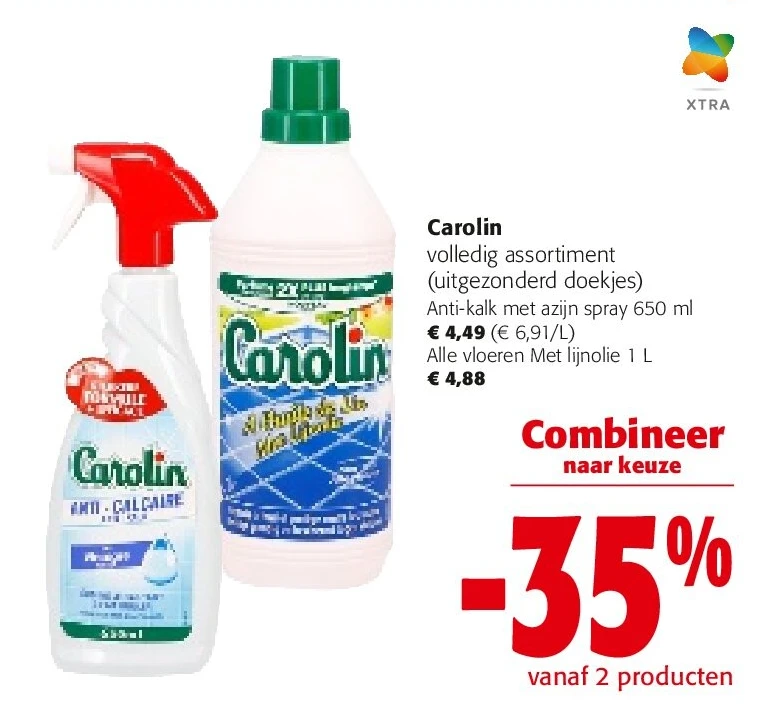 Carolin Anti-kalk met azijn spray 650 ml