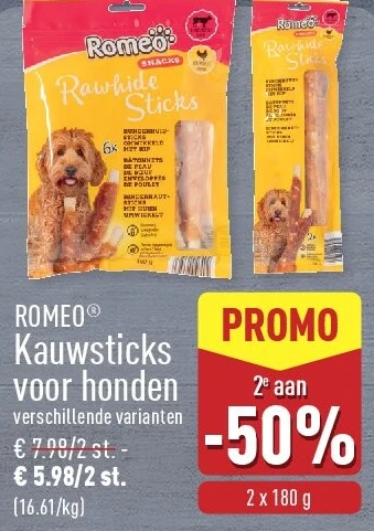 Kauwsticks voor honden
