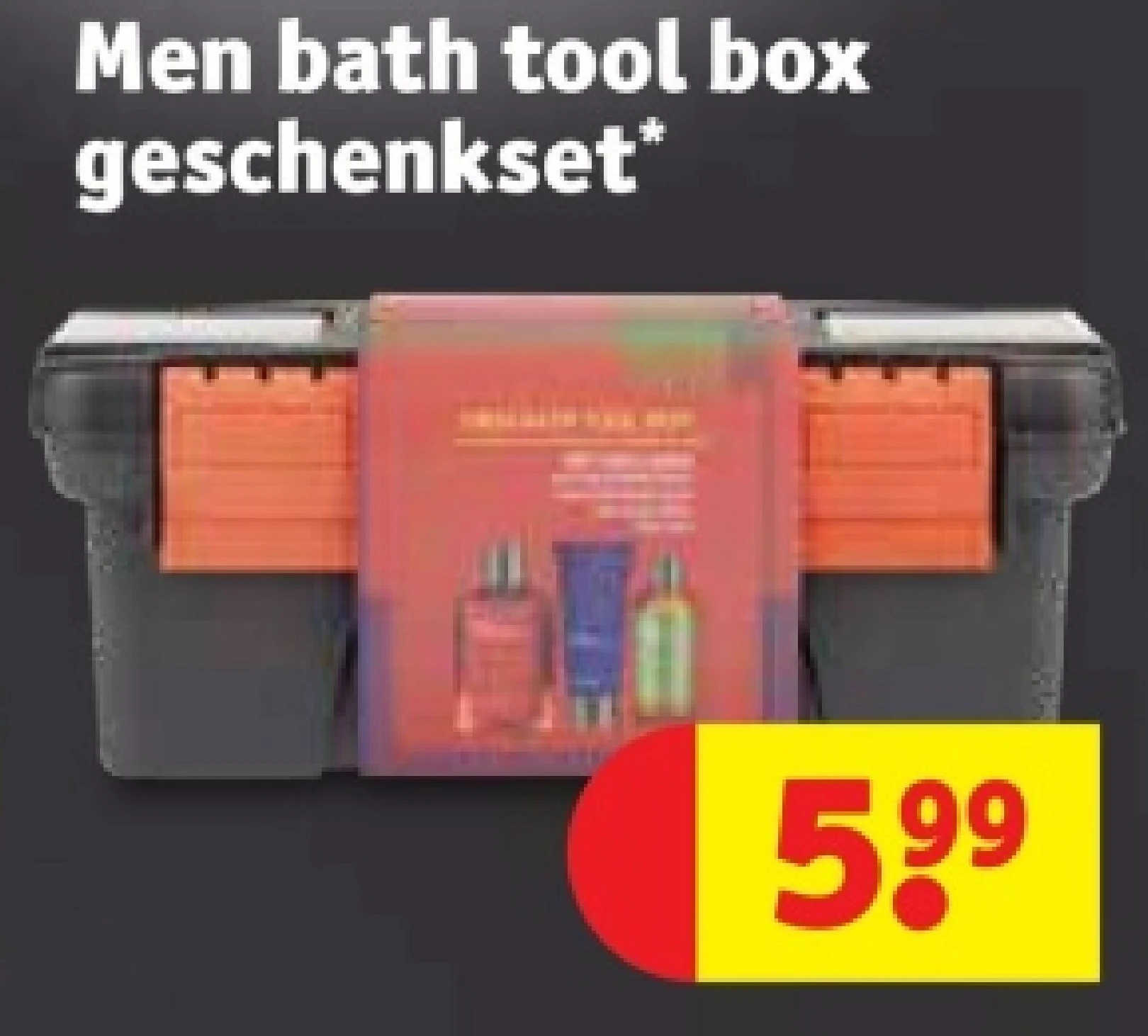 Men bath tool box geschenkset*