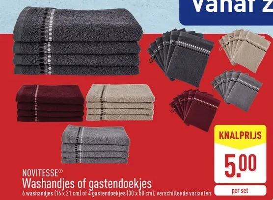 Washandjes of gastendoekjes