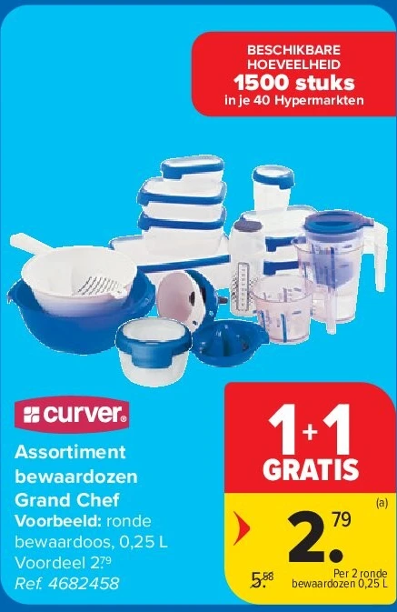 Assortiment bewaardozen Grand Chef