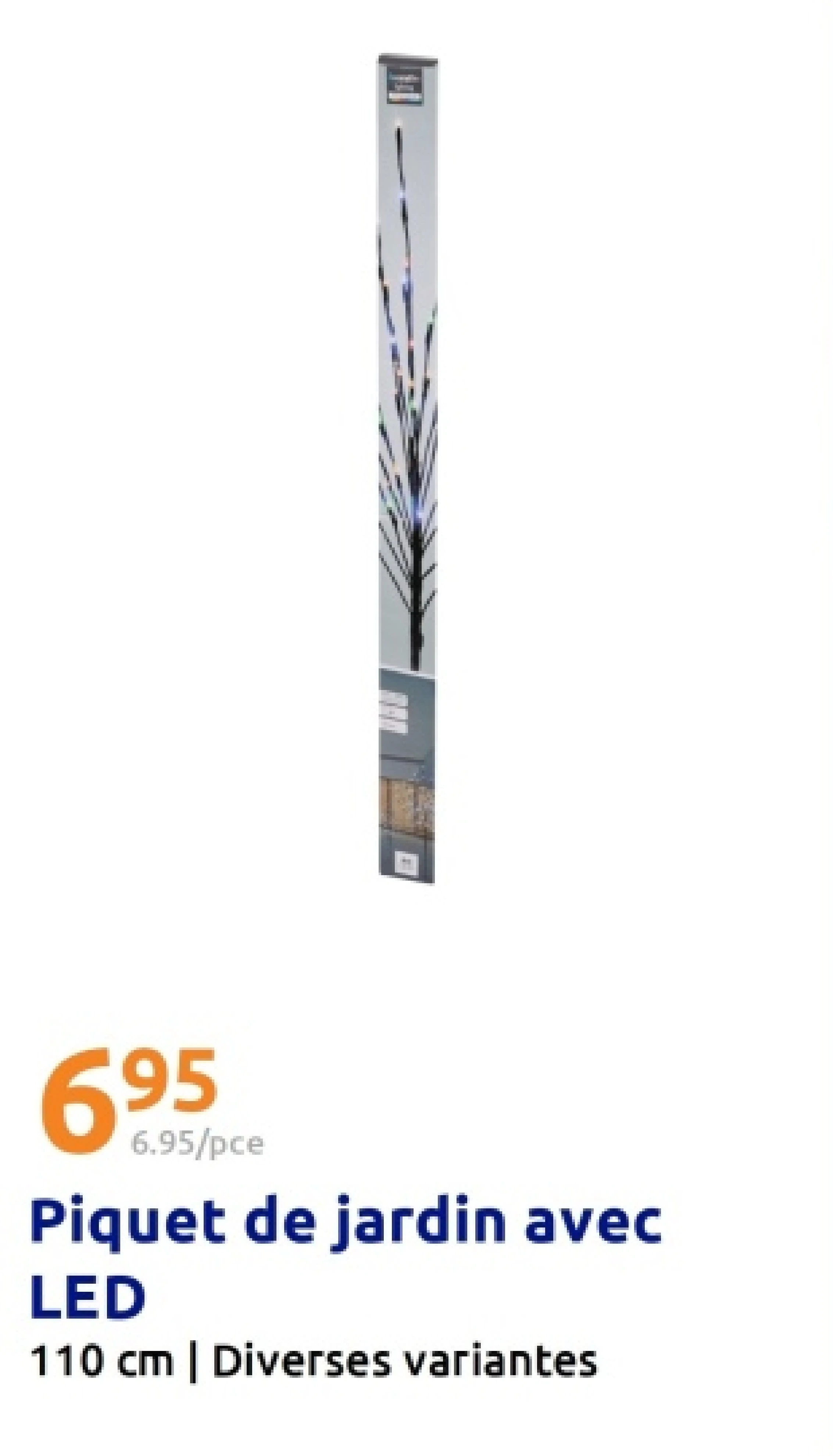 Piquet de jardin avec LED