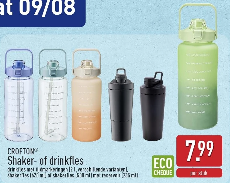 Shaker- of drinkfles