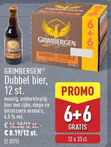 Dubbel bier, 12st.