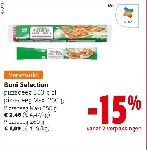 Pizzadeeg Maxi 550 g