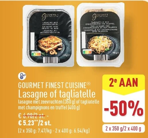 Lasagne of tagliatelle