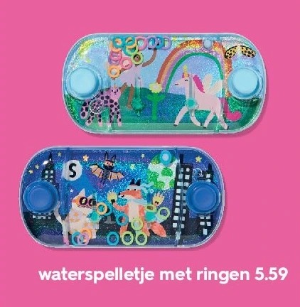 waterspelletje met ringen