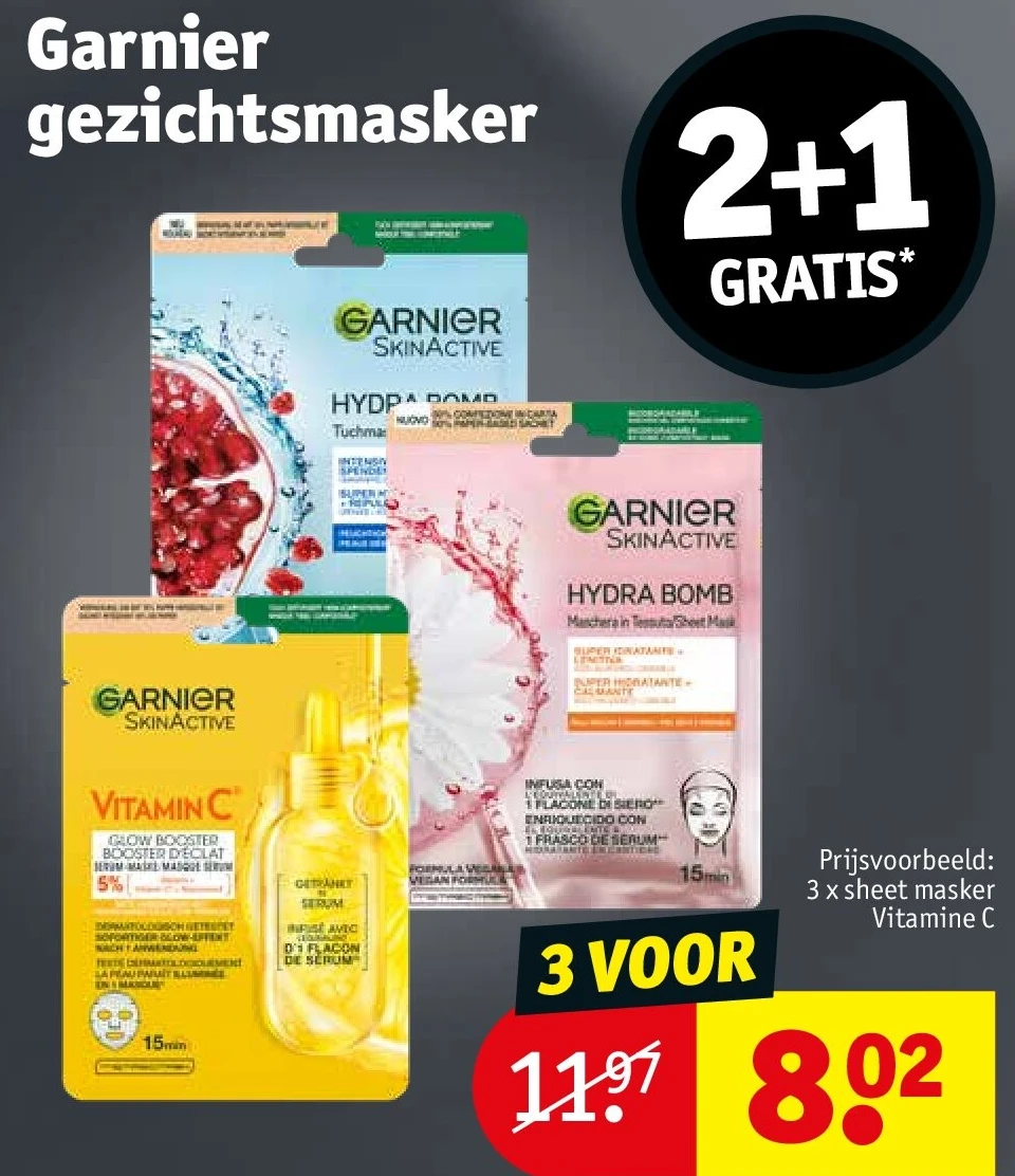 Garnier gezichtsmasker