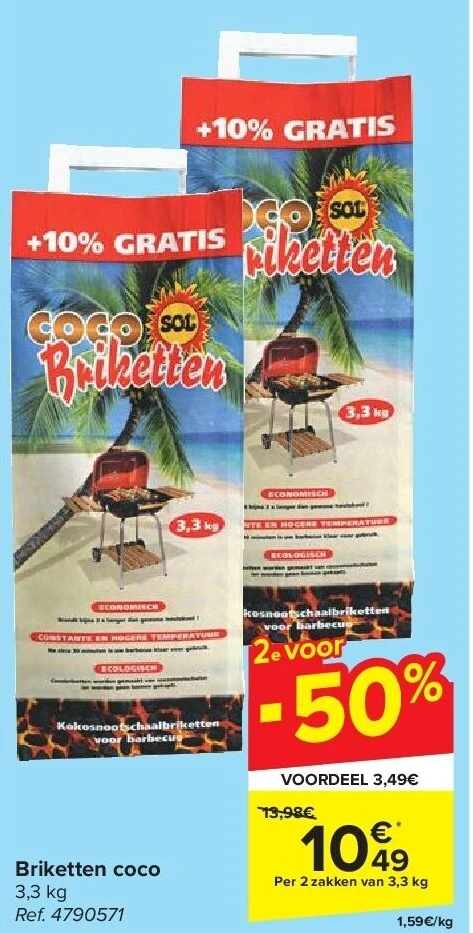 Briketten coco