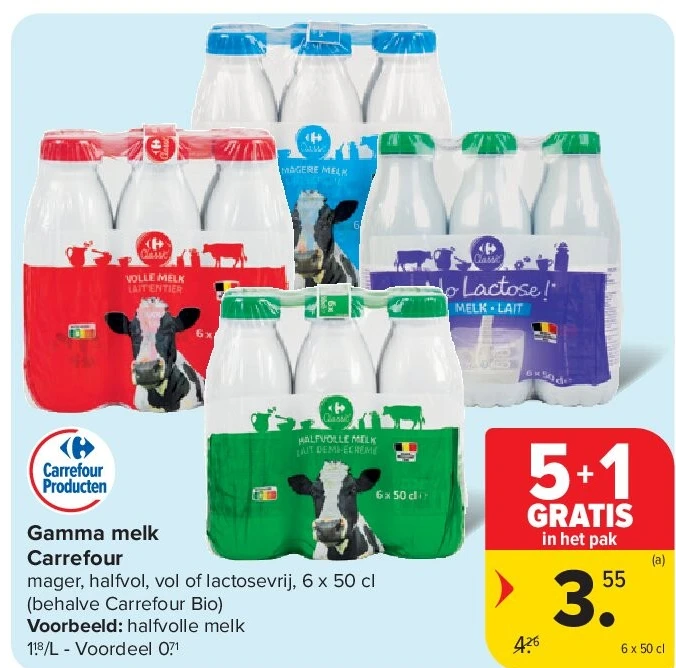 Gamma melk Carrefour
