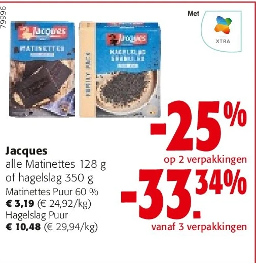 Jacques Matinettes Puur 60 %