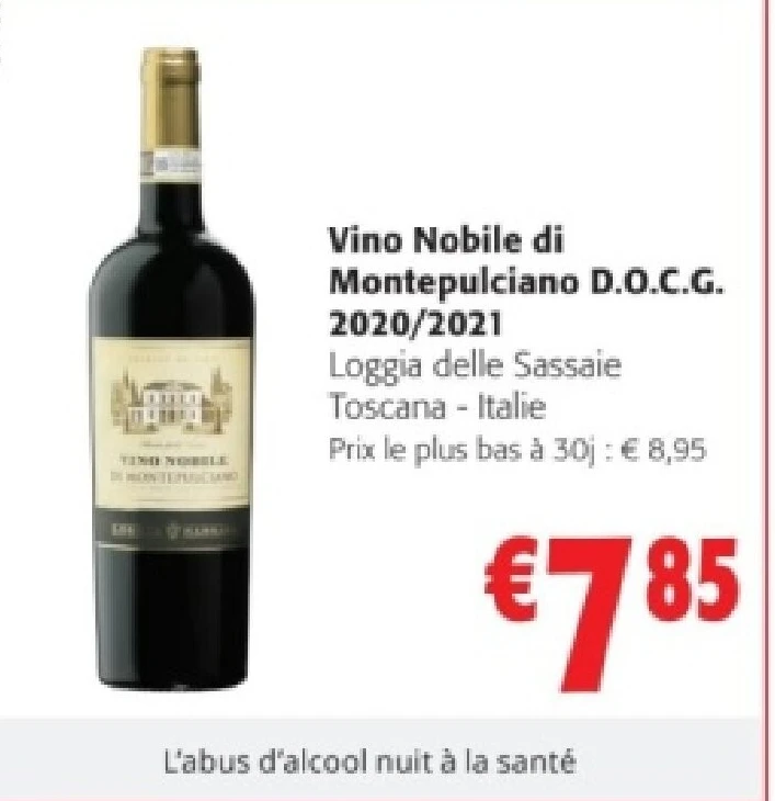Vino Nobile di Montepulciano D.O.C.G. 2020/2021