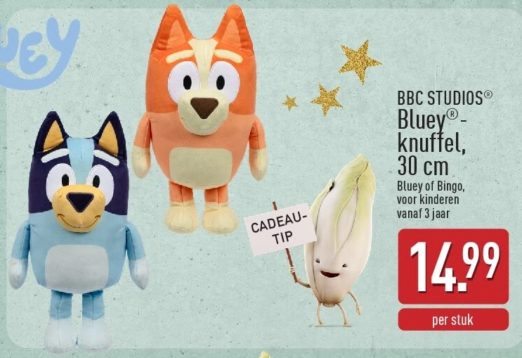 Bluey®- knuffel, 30cm