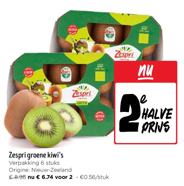 Zespri groene kiwi’s