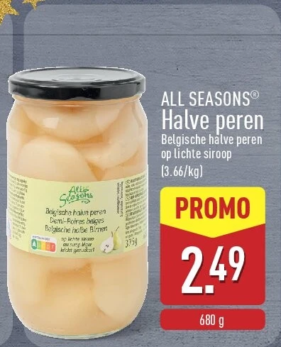 Halve peren
