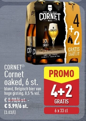 Cornet oaked, 6st.