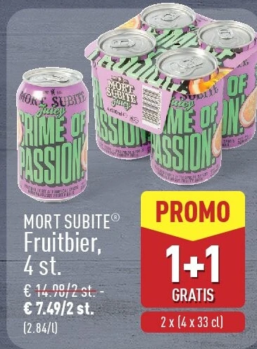 Fruitbier, 4st.