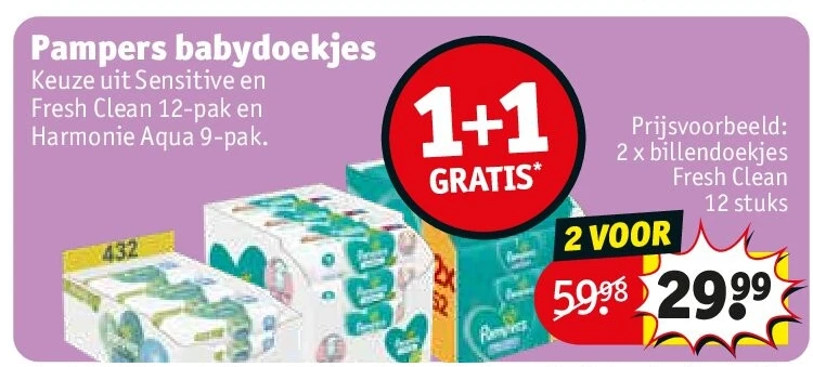 2 x billendoekjes Fresh Clean 12 stuks