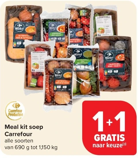 Meal kit soep Carrefour