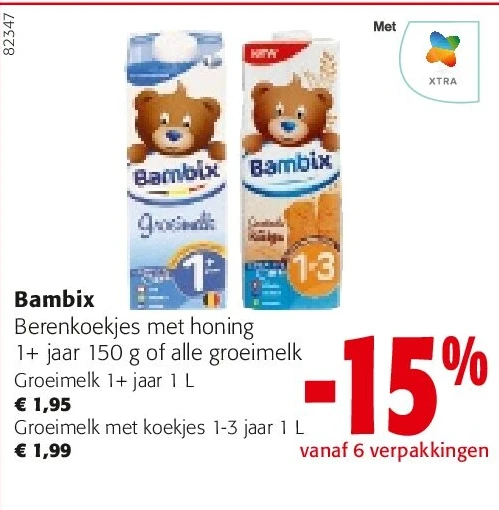Bambix Groeimelk 1+ jaar 1 L