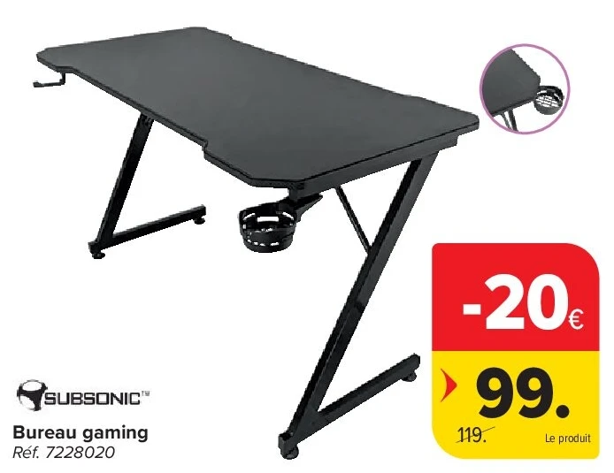 SUBSONIC Bureau gaming