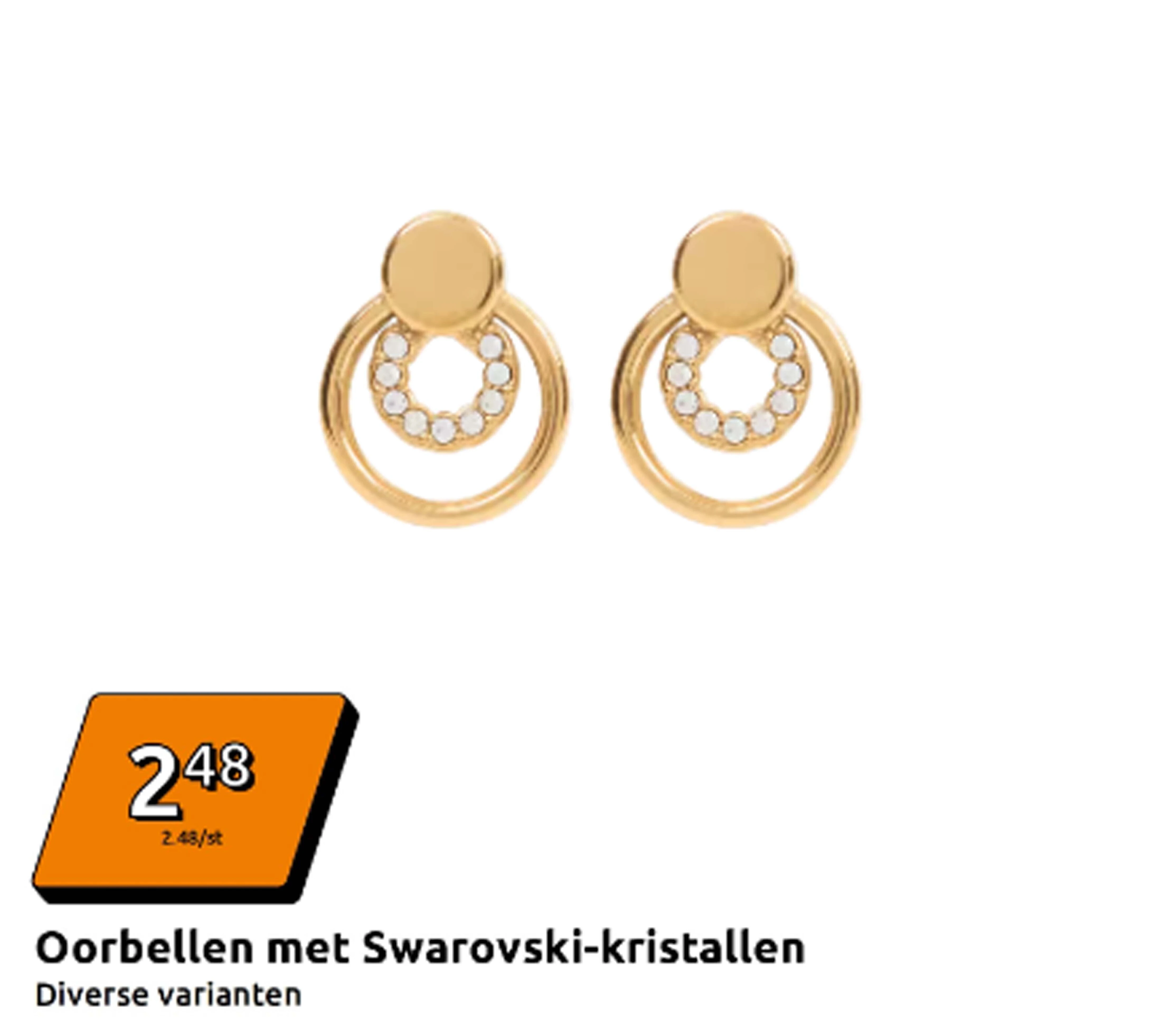 Oorbellen met Swarovski-kristallen