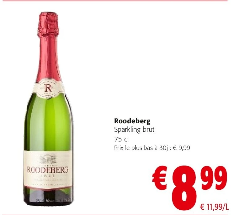 Roodeberg Sparkling brut 75 cl
