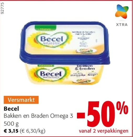Becel Bakken en Braden Omega 3 500 g