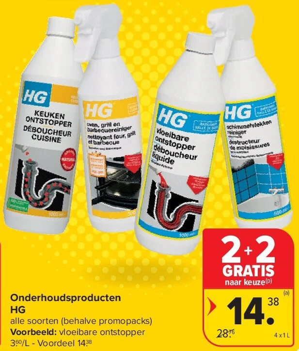 Onderhoudsproducten HG