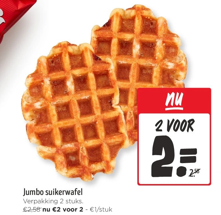 Jumbo suikerwafel