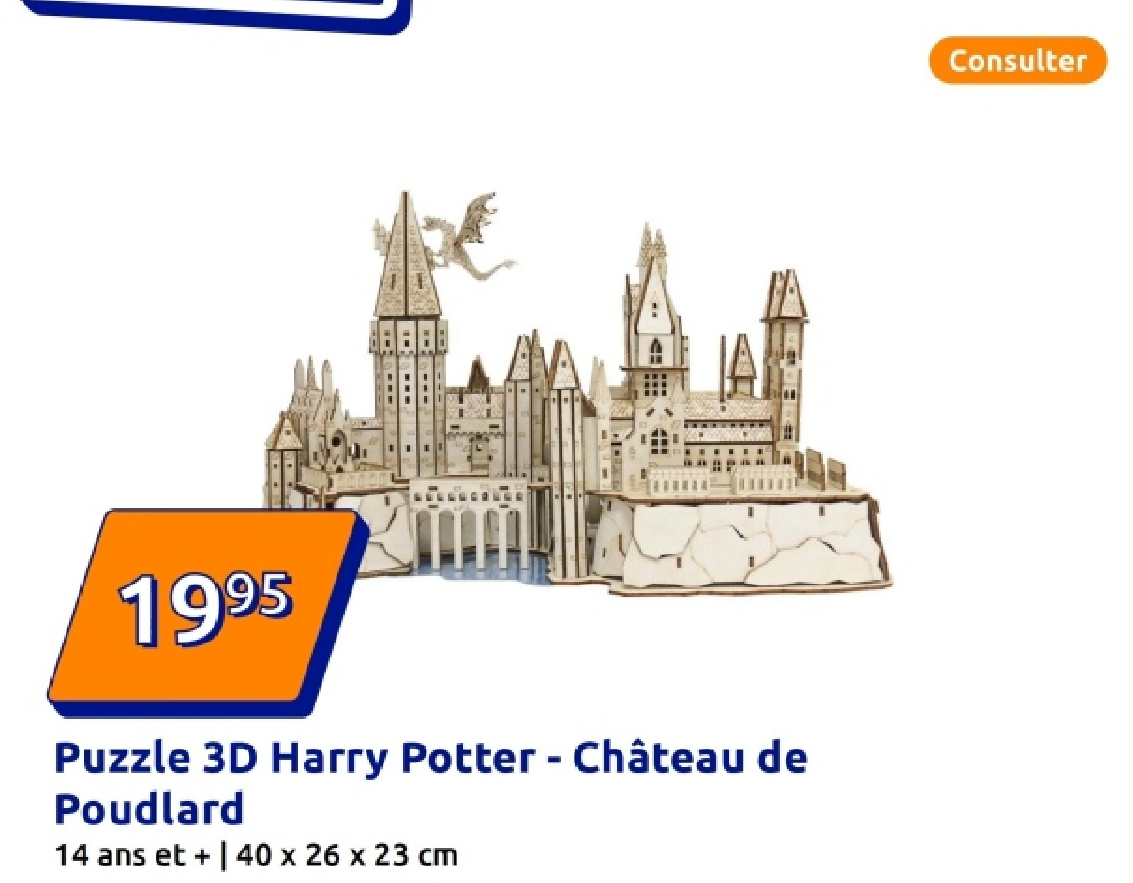 Puzzle 3D Harry Potter - Château de Poudlard