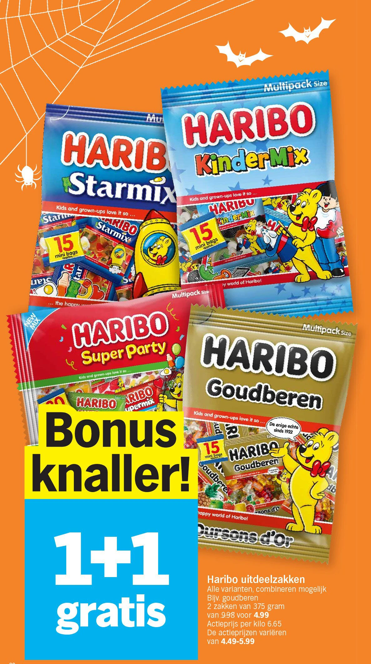 Haribo uitdeelzakken